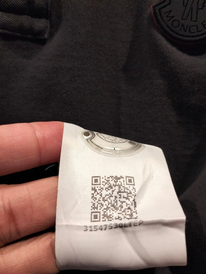(正規品) MONCLER ポロシャツ / S / Black /