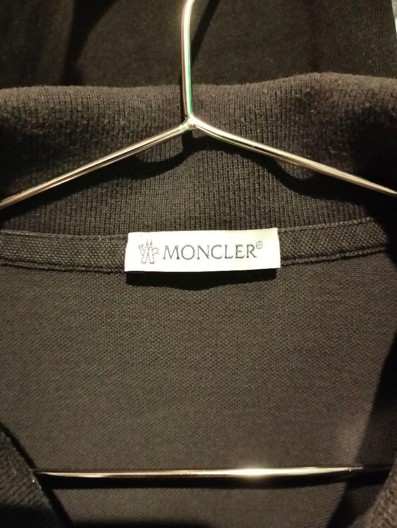 (正規品) MONCLER ポロシャツ / S / Black /