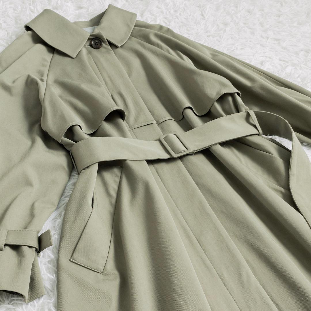 美品 l'atelier du savon ボレロコート トレンチコート