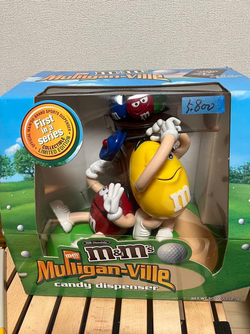 M&M's チョコレート ディスペンサー ゴルフ　箱付き　美品