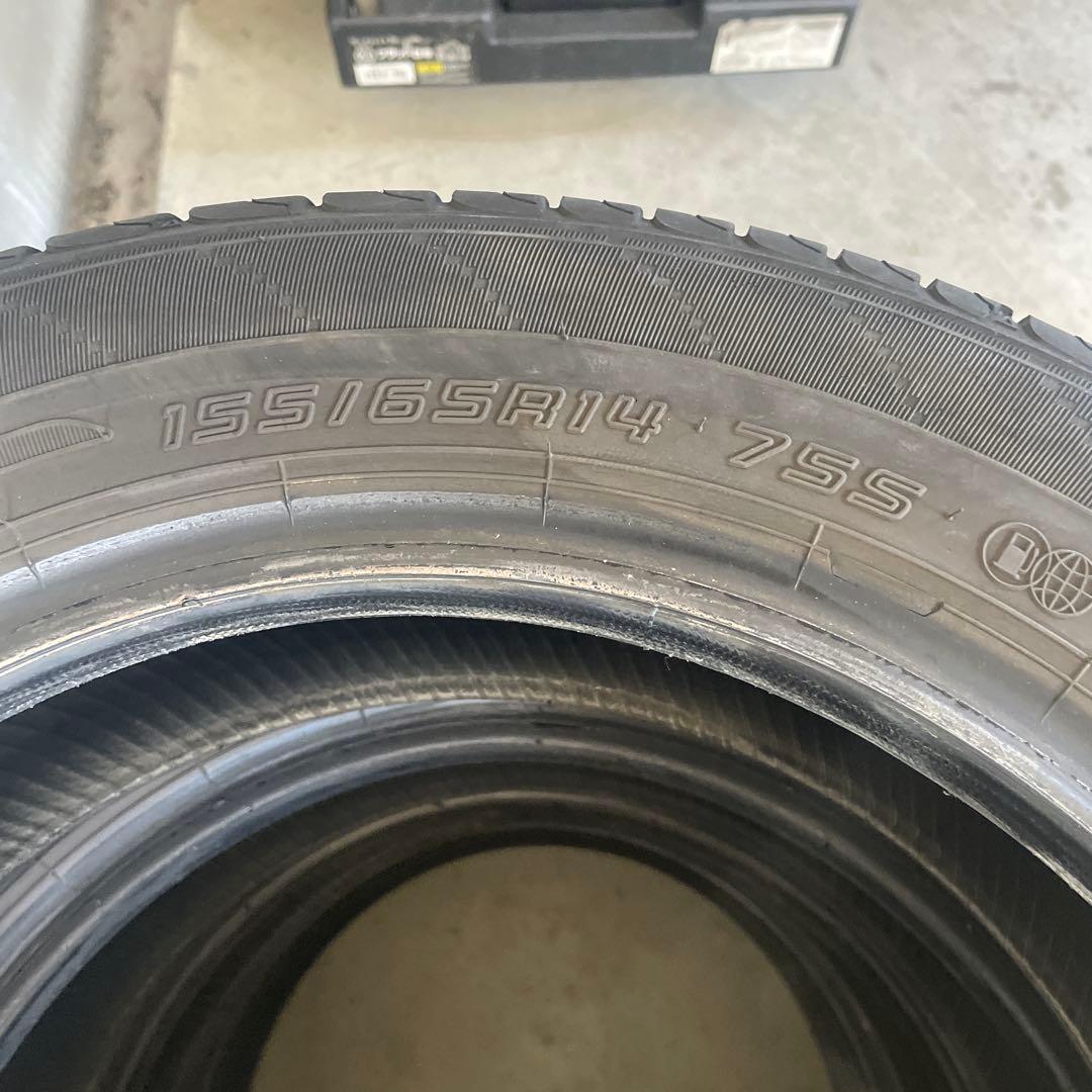 ダンロップ　エナセーブ　155/65R14 中古4本　21年製　送料込み
