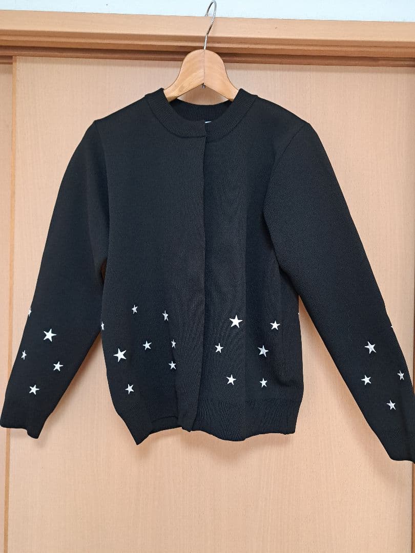 【JENNE】星刺繍ニットジャケット