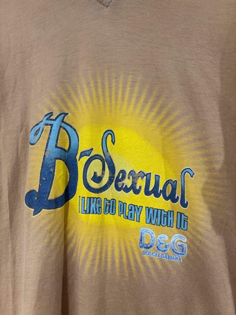 D&G Dolce & Gabbana B'Sexual VネックTシャツ XS
