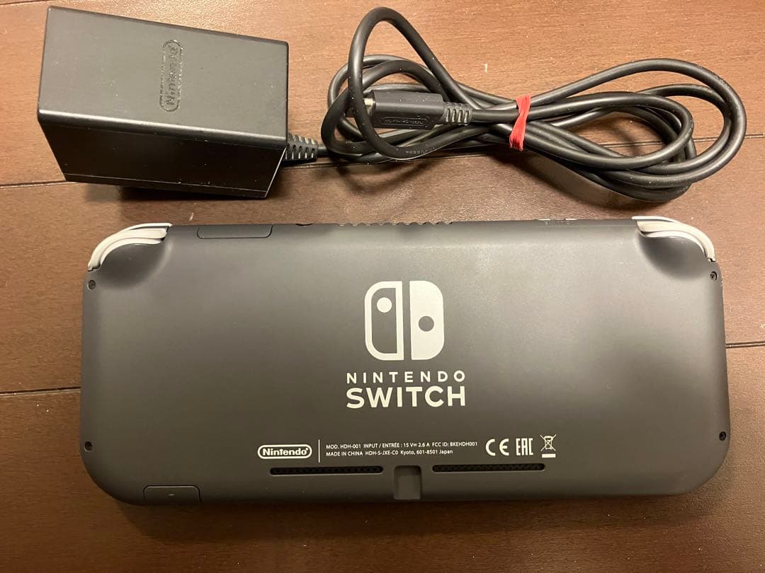 Nintendo Switch lite グレー 本体、充電器付き