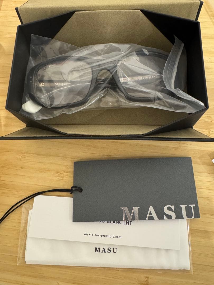 MASU × BLANC OVAL SHAPE SUNGLASSES