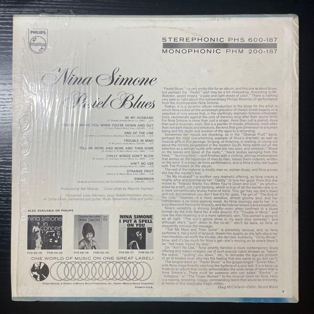 洋楽 NINA SIMONE / PASTEL BLUES