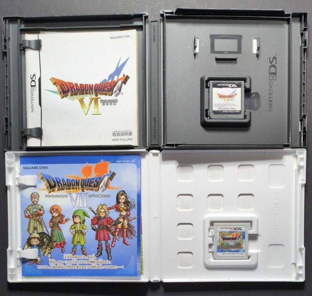 【箱・説明書付き】ドラゴンクエスト　Ⅳ・Ⅴ・Ⅵ・Ⅶ・Ⅷ・XI　6点セット