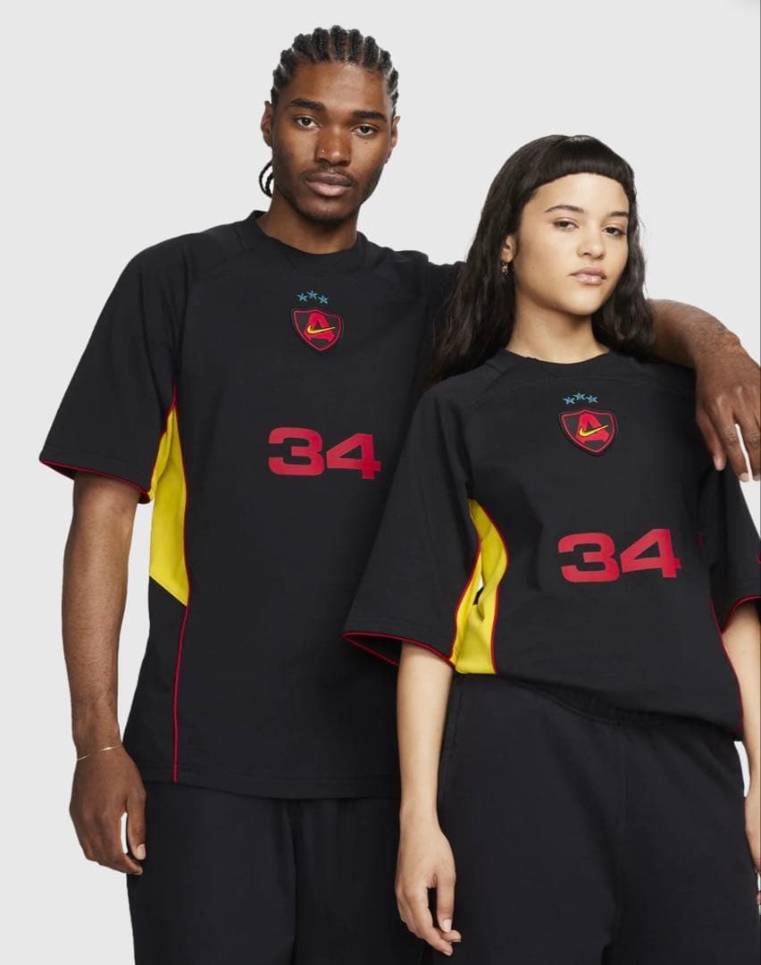 NIKE×AMBUSH JERSEY TOP / Tシャツ 黒 XL