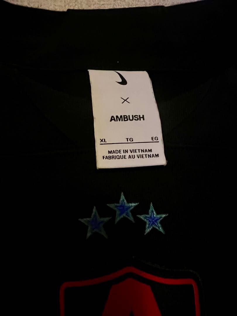NIKE×AMBUSH JERSEY TOP / Tシャツ 黒 XL