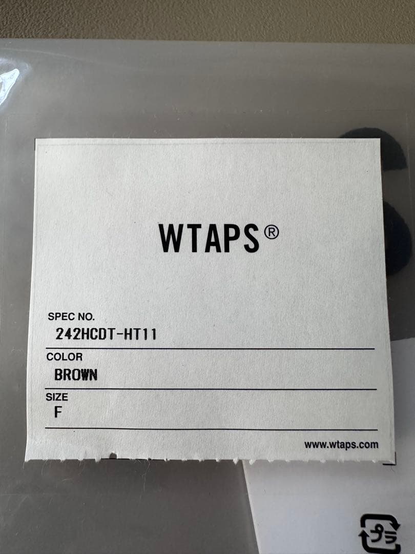 WTAPS キャップ ブラウン