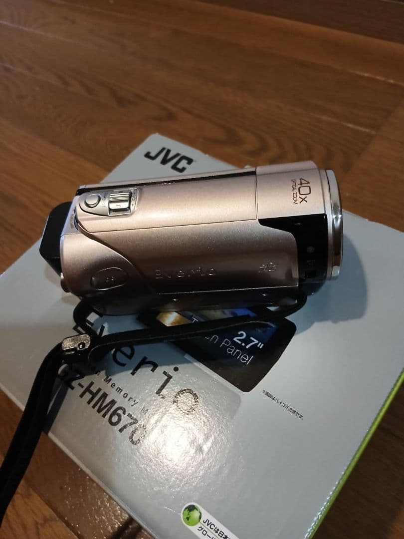 【中古品】ビクター デジタルビデオカメラ GZ-HM670 ピンクゴールド