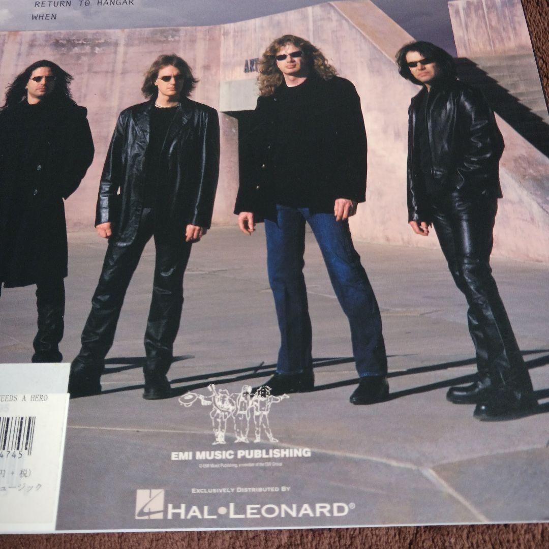 輸入楽譜 MEGADETH THE WORLD NEEDS A HERO 楽譜