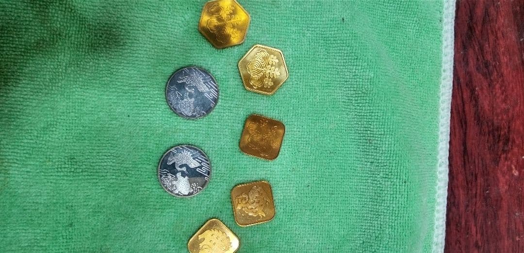 純銀2枚（未使用）と5枚セット　銀　益々高騰中