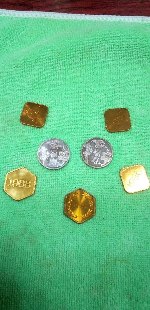 純銀2枚（未使用）と5枚セット　銀　益々高騰中