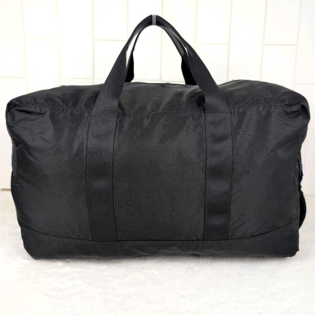 美品✨PRADA ボストンバッグ 2way カデナ ナイロン×レザー ブラック