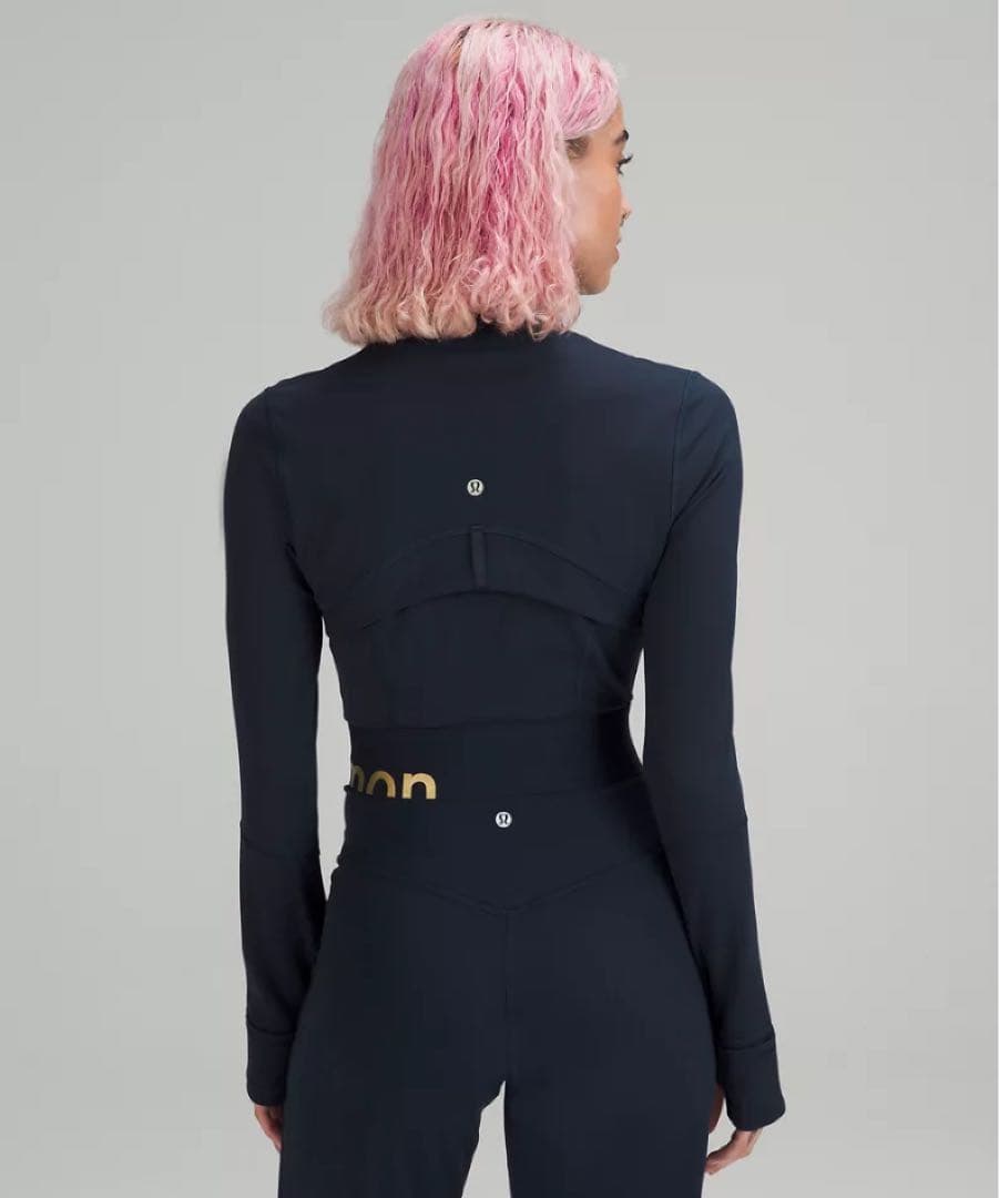 ウォーキング・ランニングウェア Lululemon define jacket cropped gold
