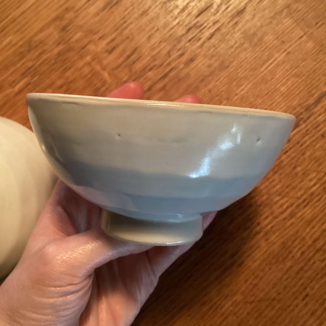 サンエフ健康陶器　くるみ茶碗 小雪(2個セット)パスタ・カレー皿2個セット