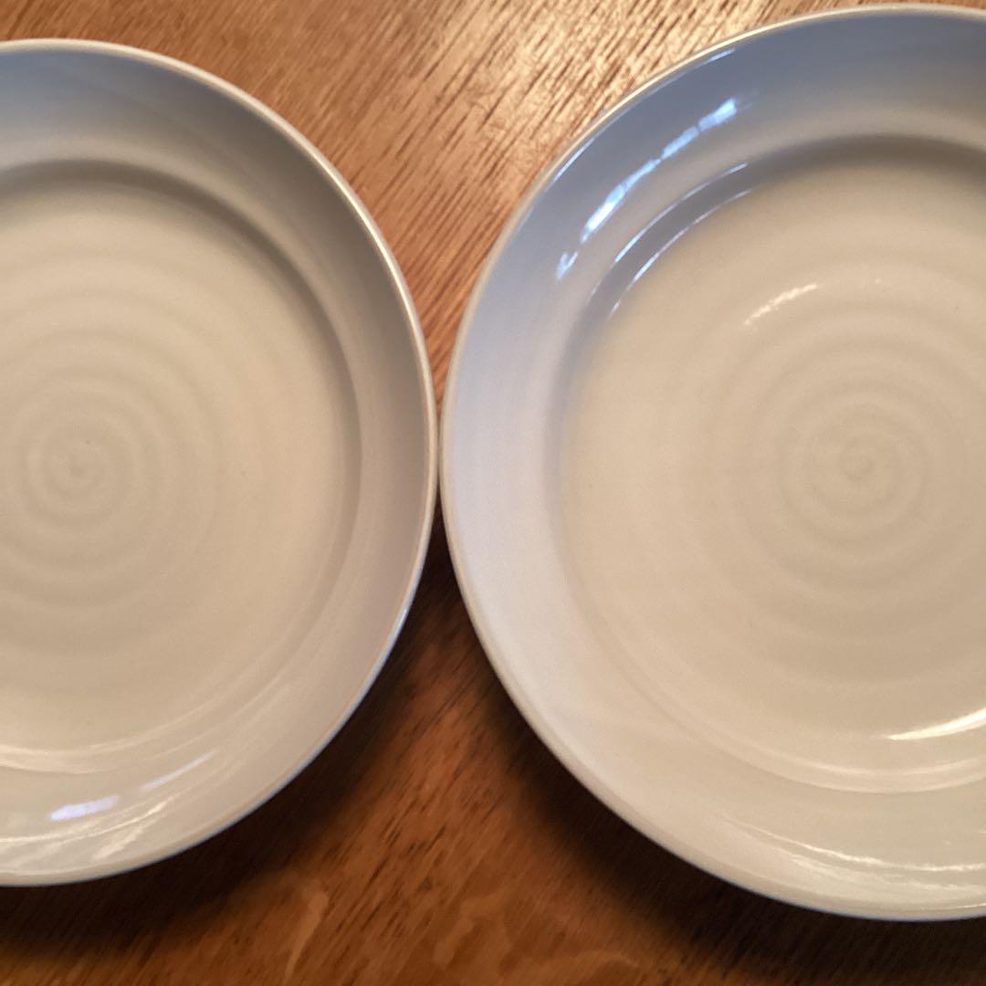 サンエフ健康陶器　くるみ茶碗 小雪(2個セット)パスタ・カレー皿2個セット