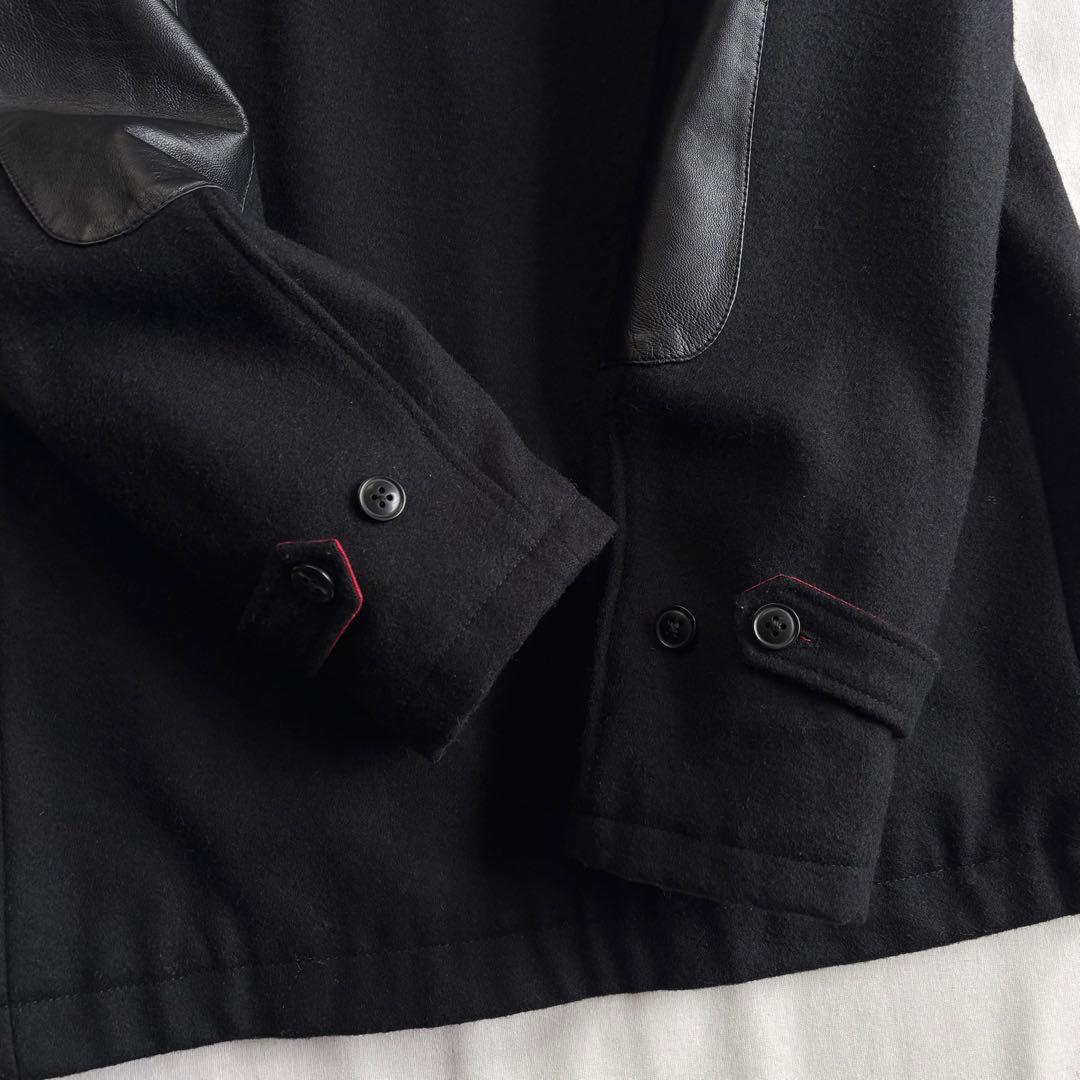 ジャケット・アウター 90s WOOLRICH leather switching wool JKT