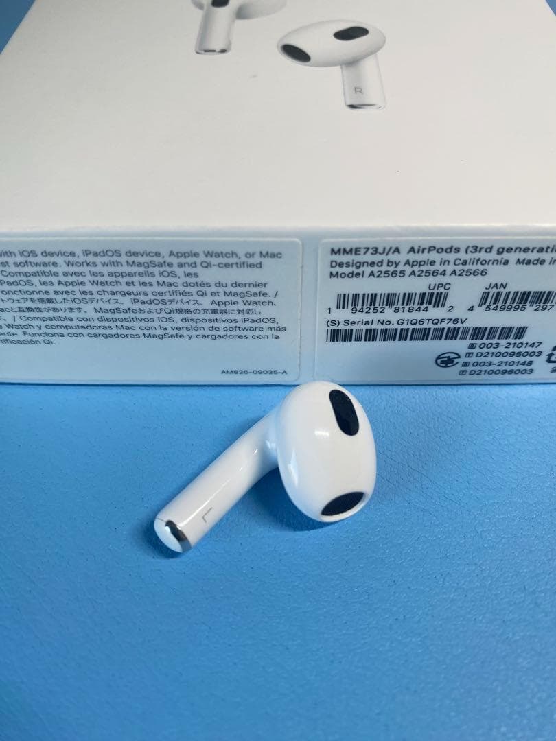 AirPods 第3世代 両耳のみ イヤホン A25642565