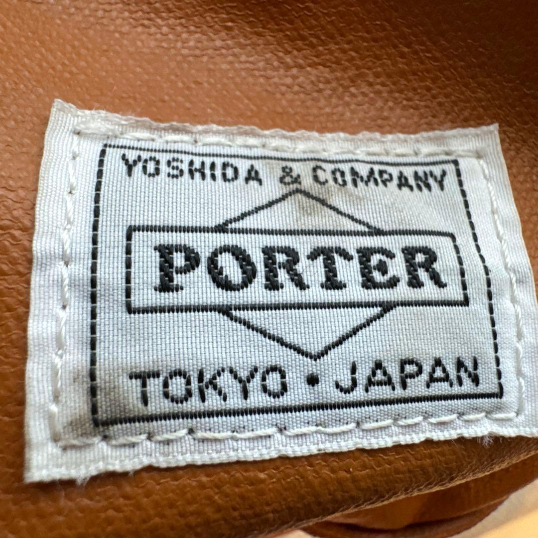 PORTER キャメルブラウン ボストンバッグ　フリースタイル