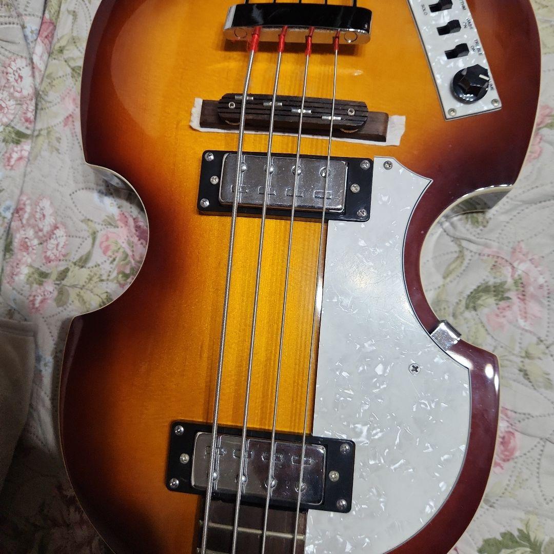 Höfner サンバースト バイオリンベース　レフティ