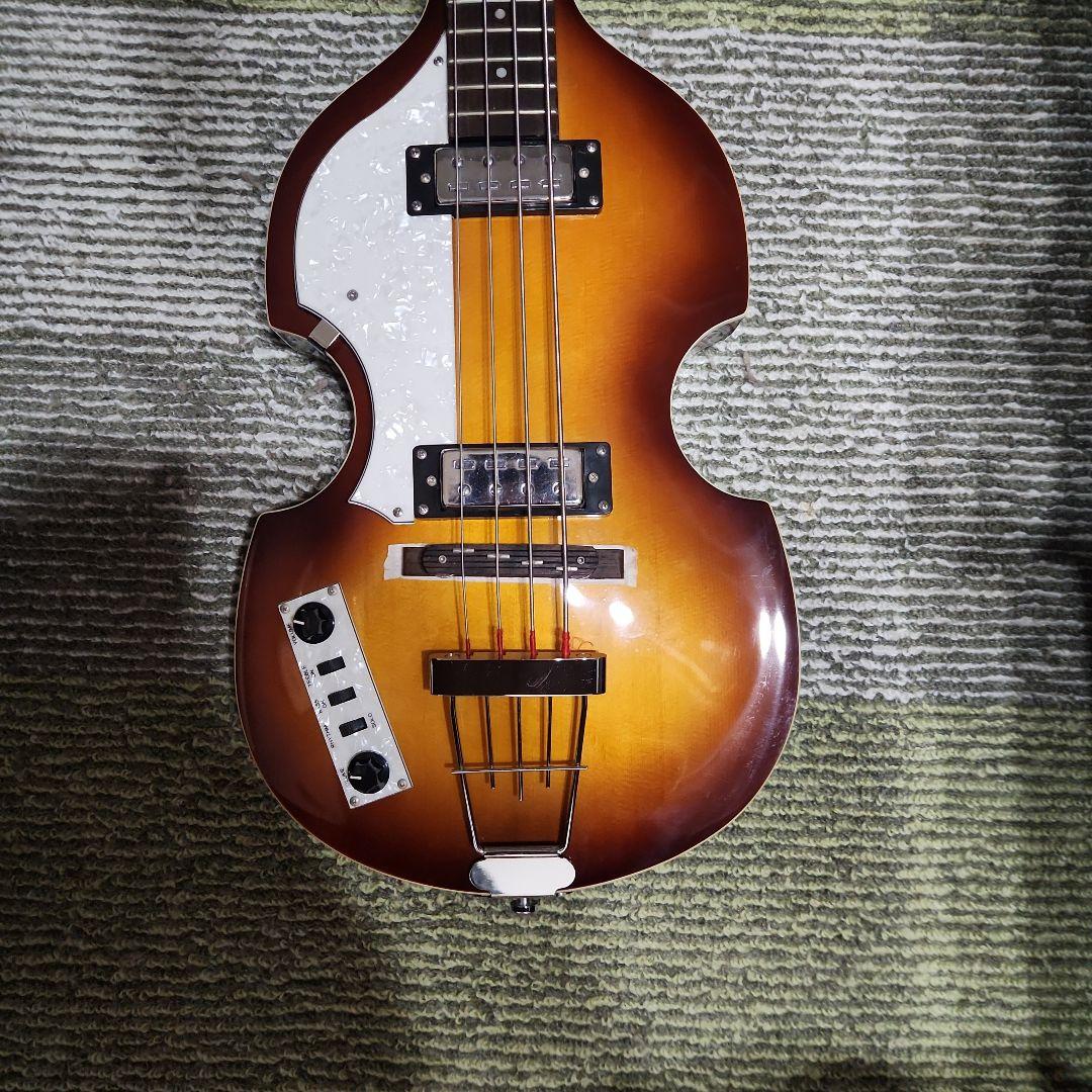 Höfner サンバースト バイオリンベース　レフティ