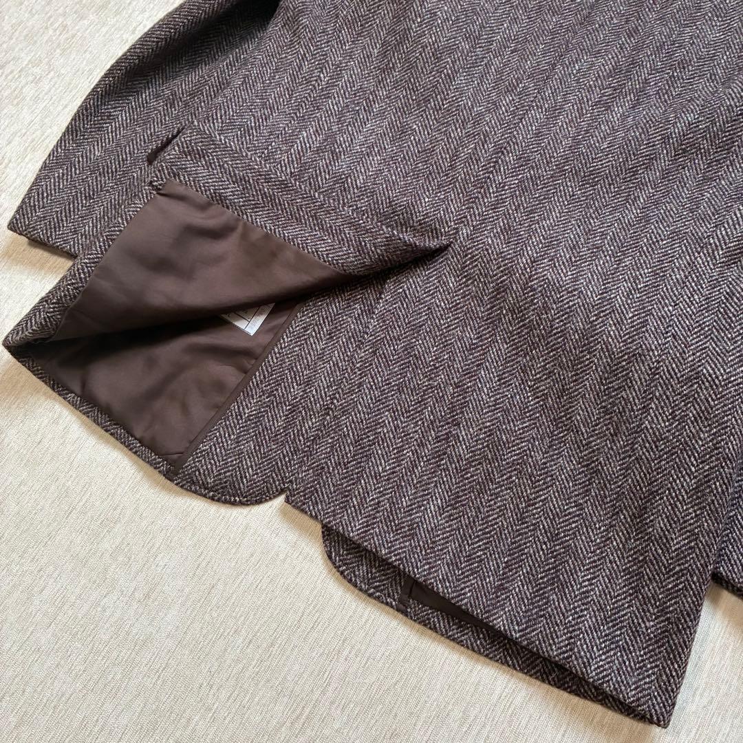【最終価格】Harris Tweed テーラードジャケット　日本製　ヘリンボーン