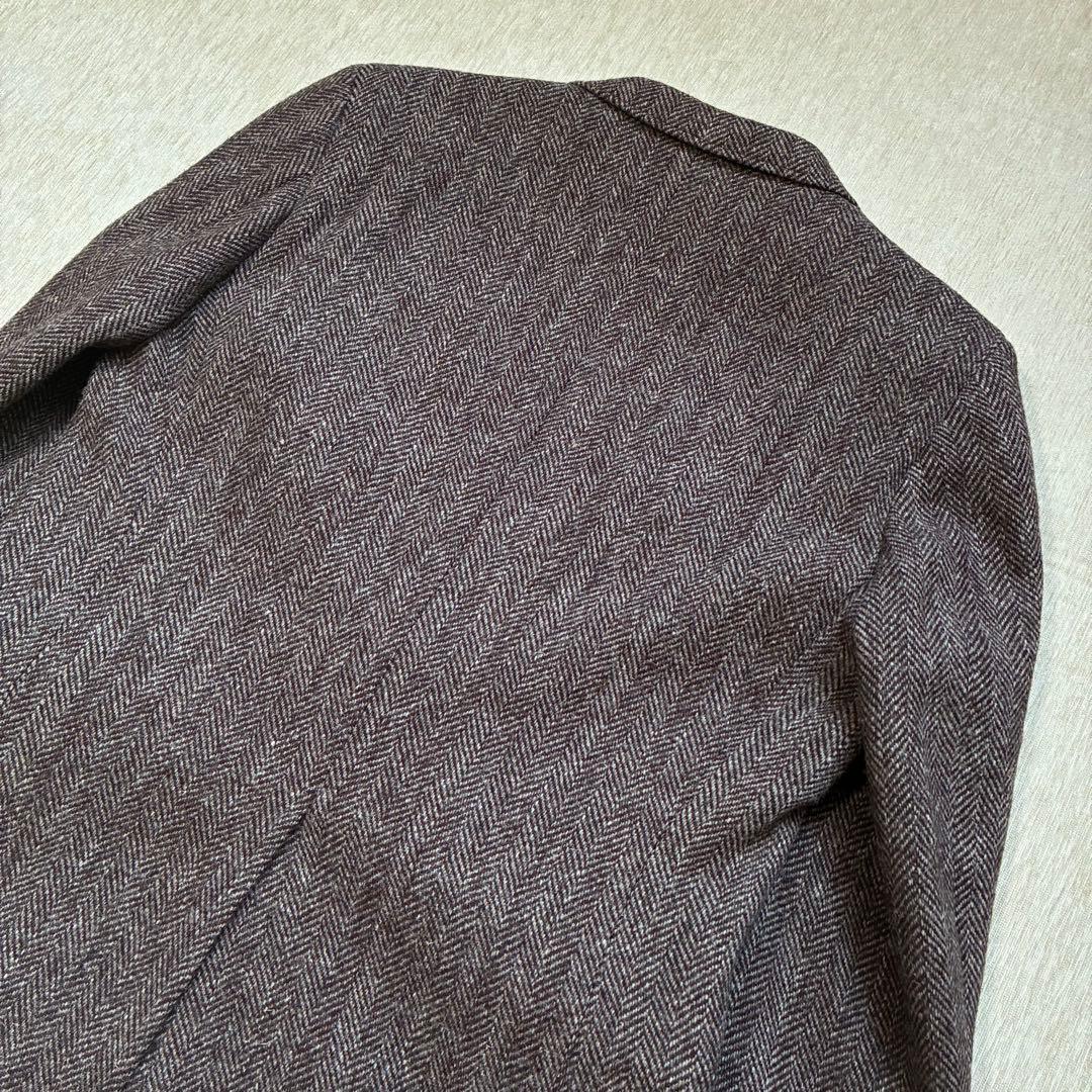 【最終価格】Harris Tweed テーラードジャケット　日本製　ヘリンボーン