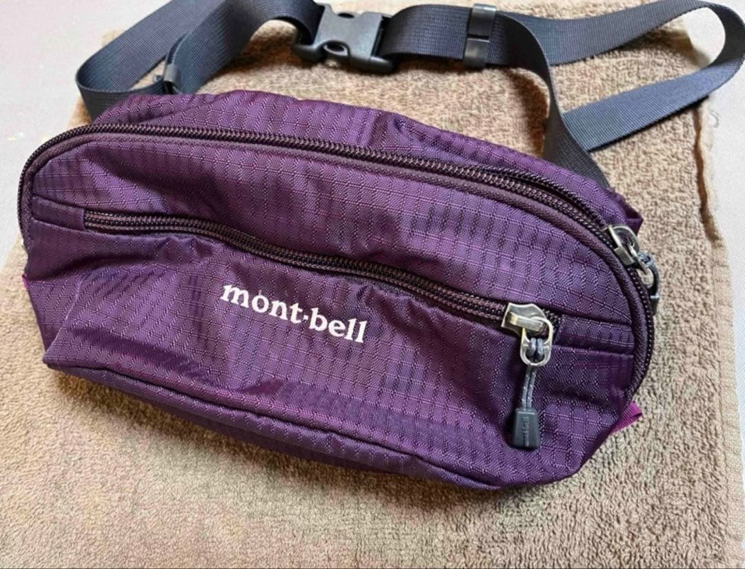 mont-bell ガセットポーチ　Sサイズ　パープル