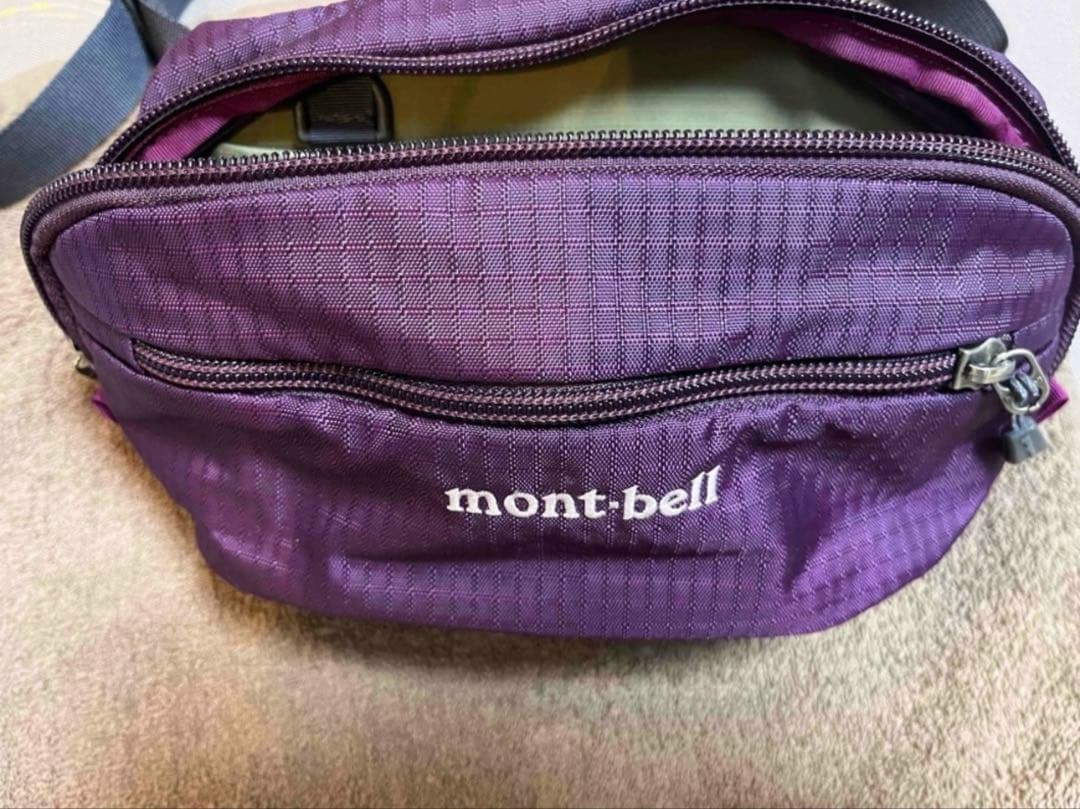 mont-bell ガセットポーチ　Sサイズ　パープル