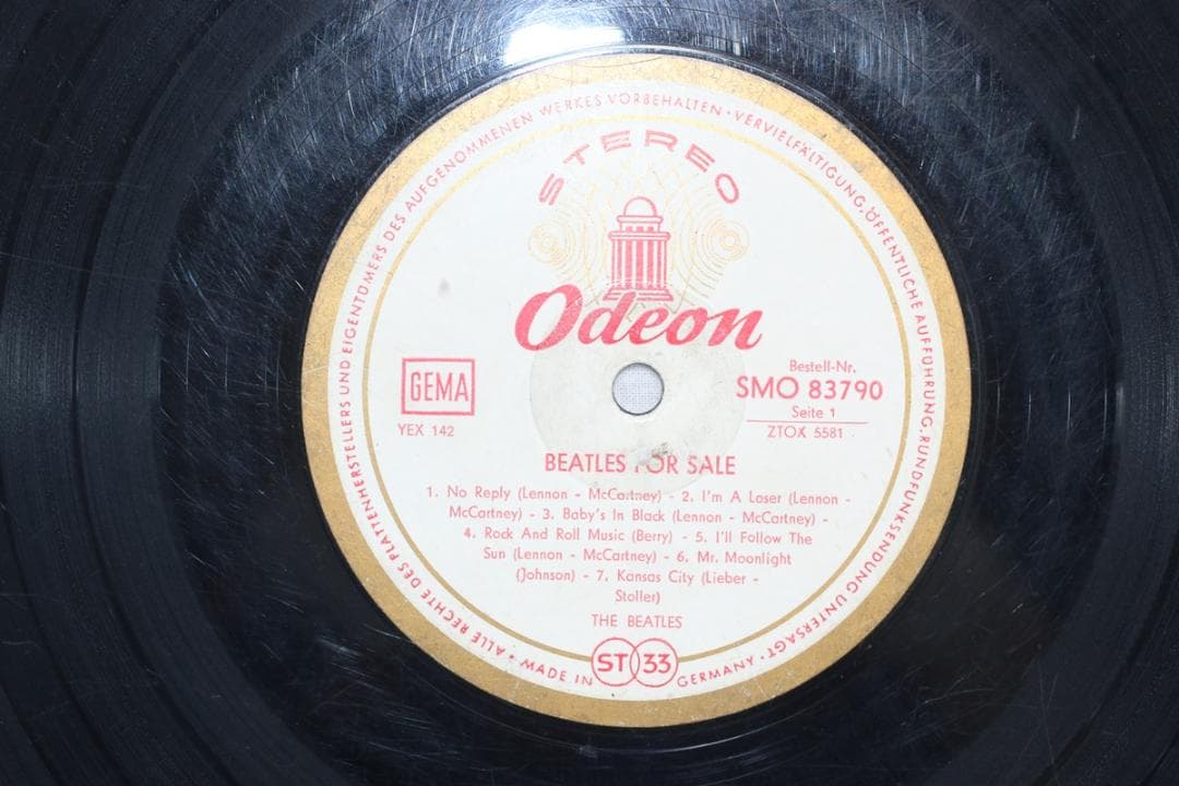 独LP The Beatles For Sale ドイツ盤Stereo ジャケ悪