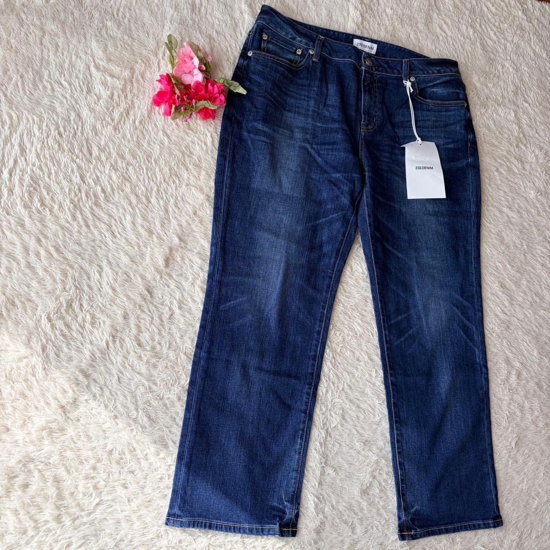 【新品】23区DENIM ボーイフィット デニムパンツ　大きいサイズ