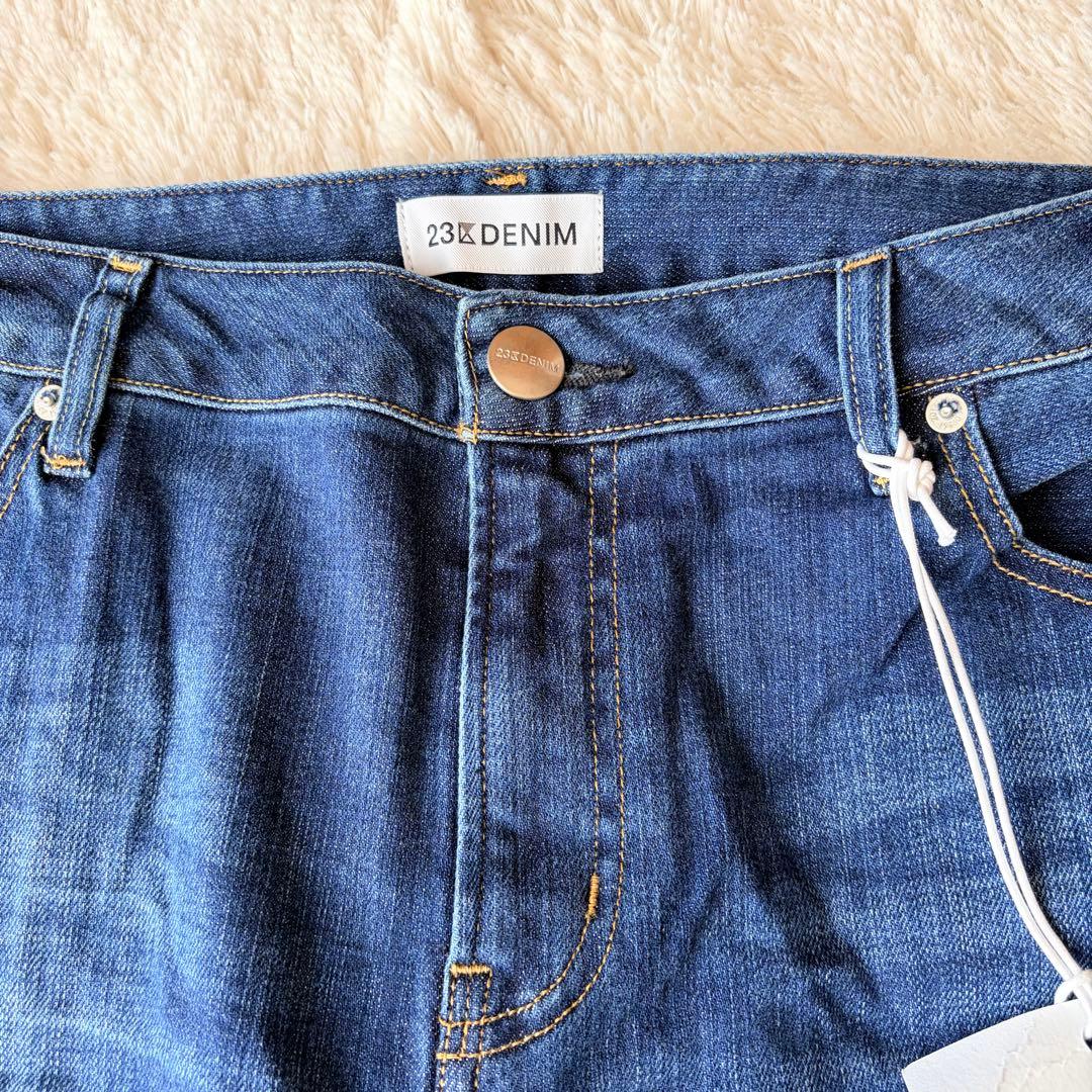 【新品】23区DENIM ボーイフィット デニムパンツ　大きいサイズ