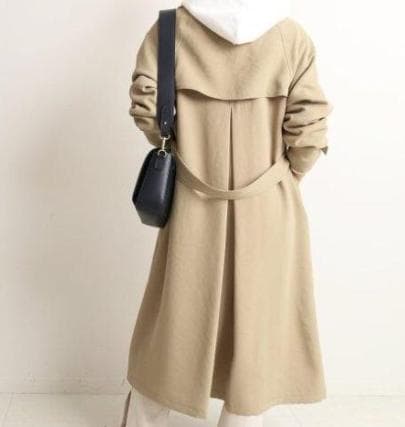 SLOBE IENA ウォッシャブルニュアンスコート　ベージュ　36
