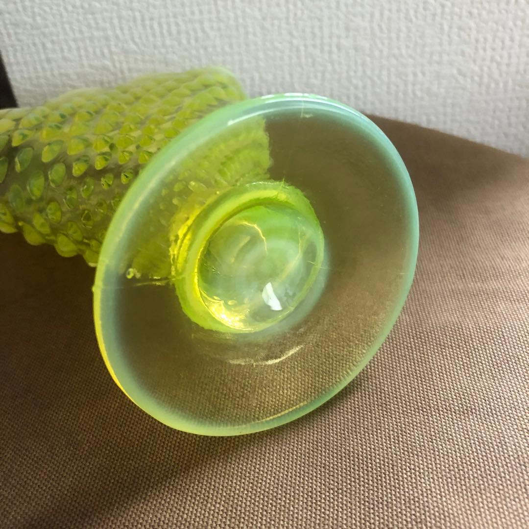 フェントン　ホブネイル　イエロー　フラワーベース