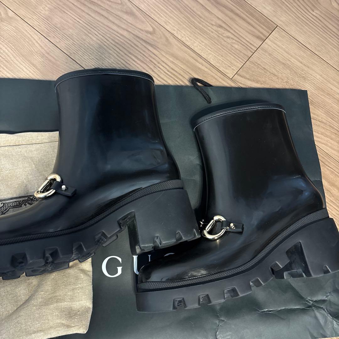 GUCCI（グッチ）ホースビット付きレインブーツ