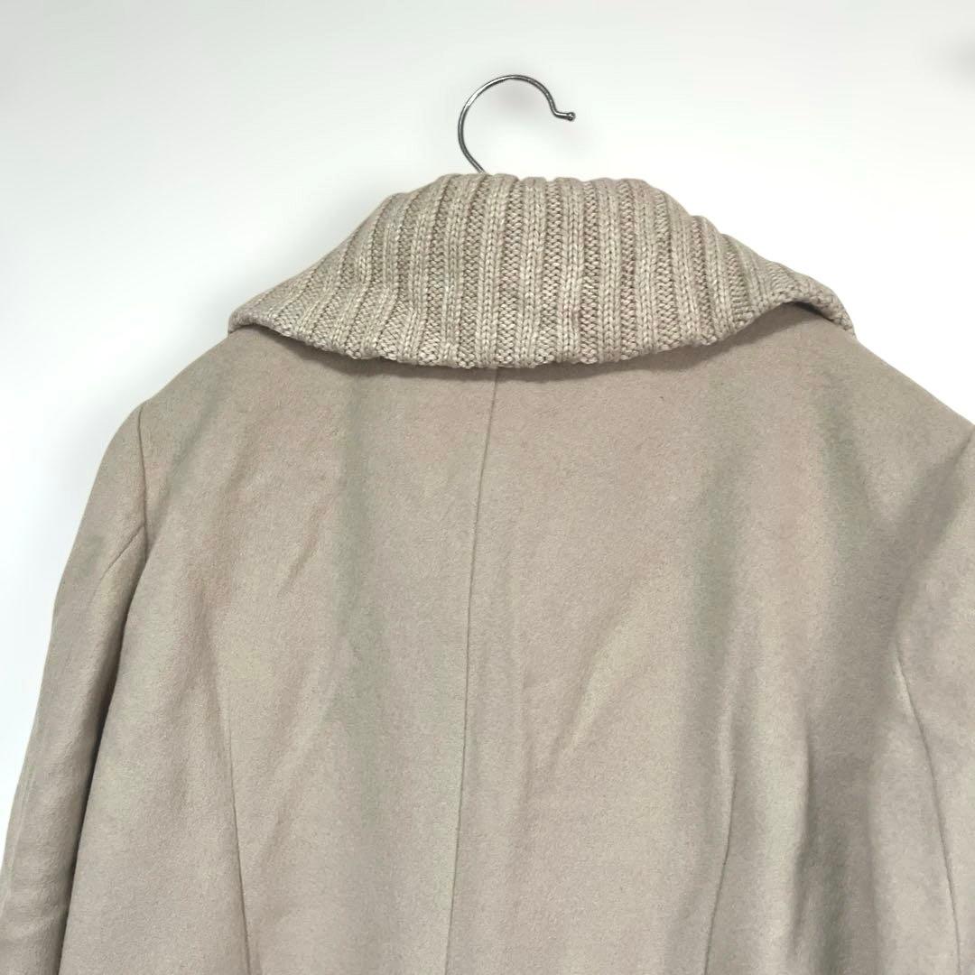 タグ付き★アベニールエトワール ニット 切り替え コート 36