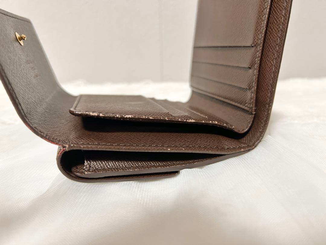 L*-様 Louis Vuitton ダミエ　ポルトフォイユ　Wホック　三つ折り