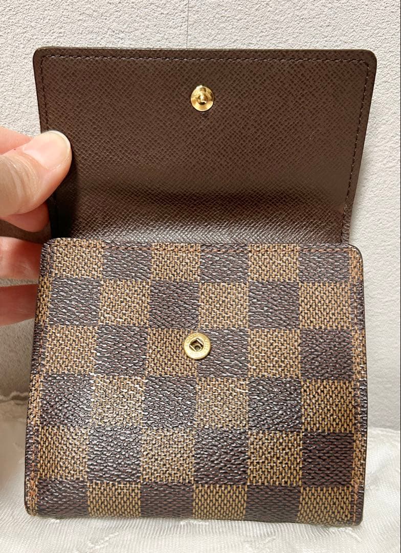 L*-様 Louis Vuitton ダミエ　ポルトフォイユ　Wホック　三つ折り