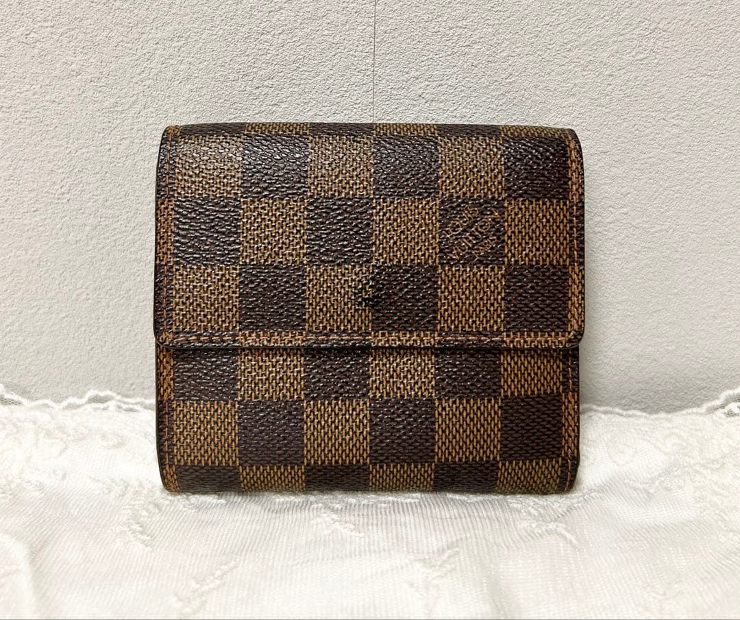 L*-様 Louis Vuitton ダミエ　ポルトフォイユ　Wホック　三つ折り