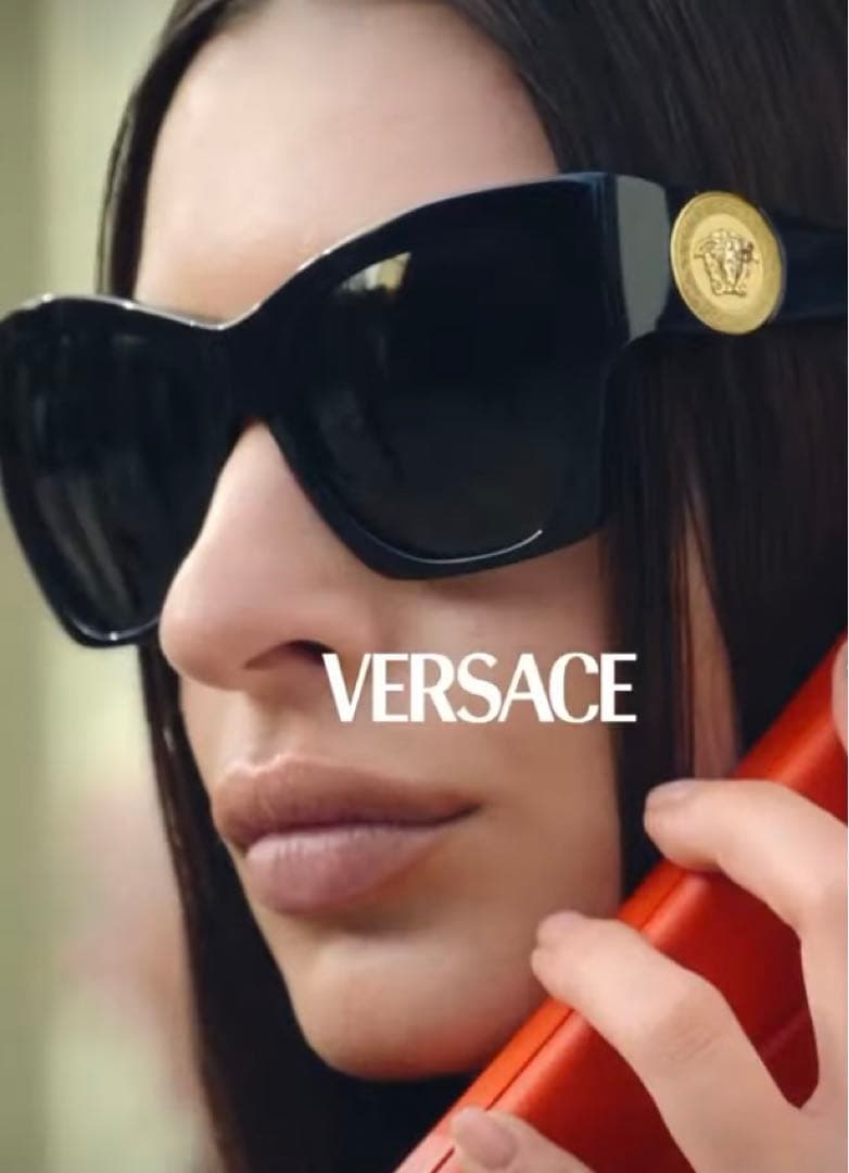 小物 versace MEDUSA RUNWAY SQUARED SUNGL