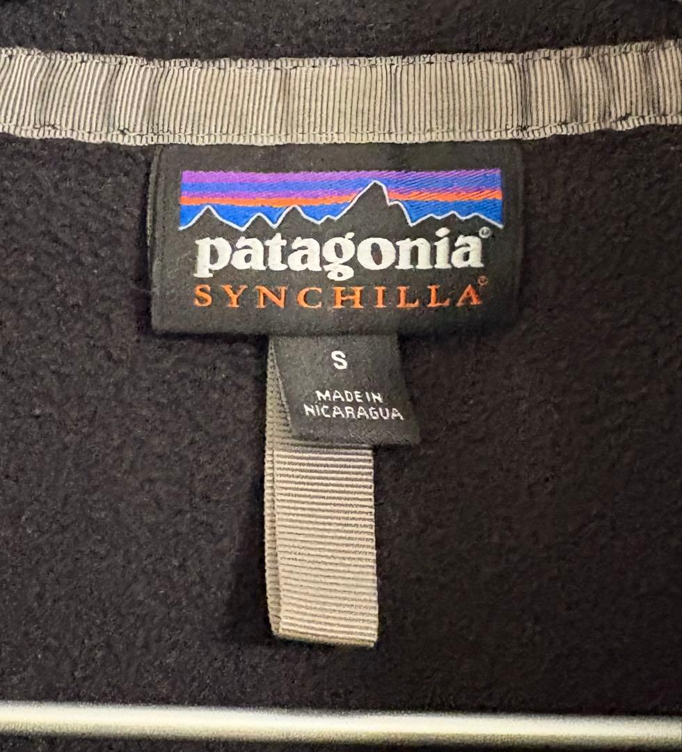 patagonia シンチラ　スナップT 黒・グレー　Sサイズ