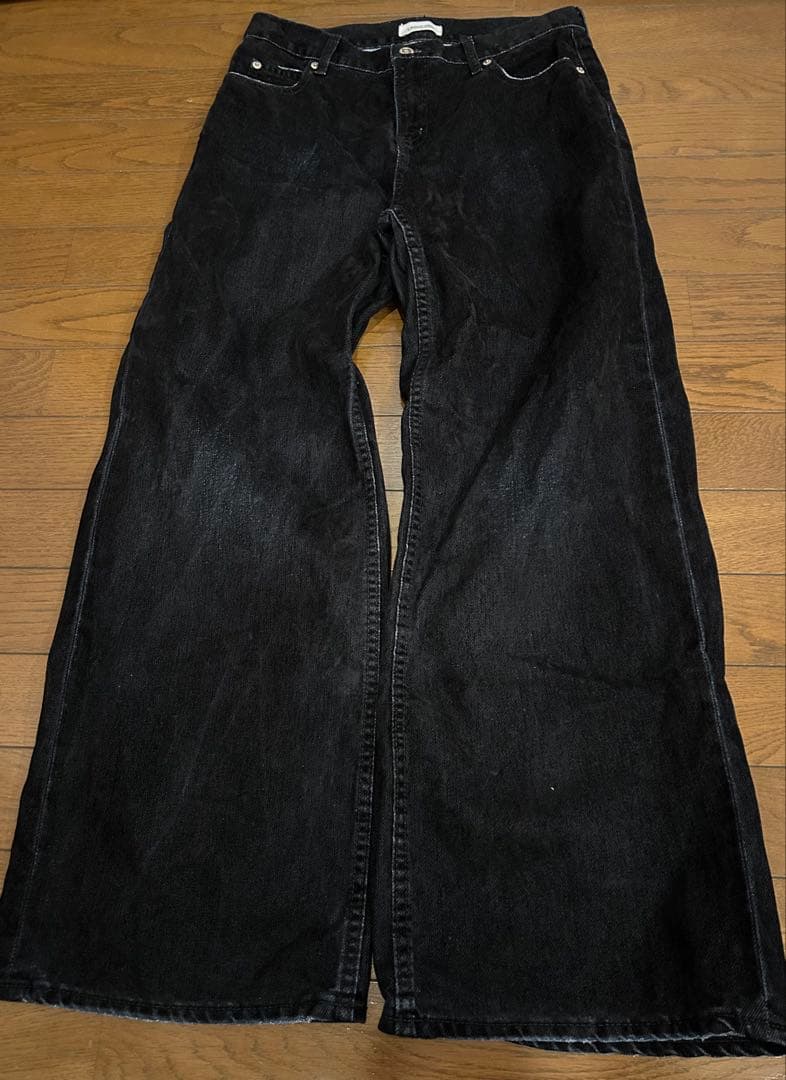 【美品】ラグアジェム　BRUSHED VINTAGE デニム　ブラック