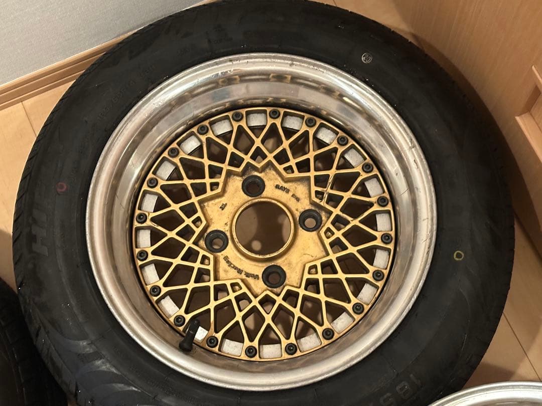 RAYS VOLK RACING VOLK MESH 14インチ 7J 当時物