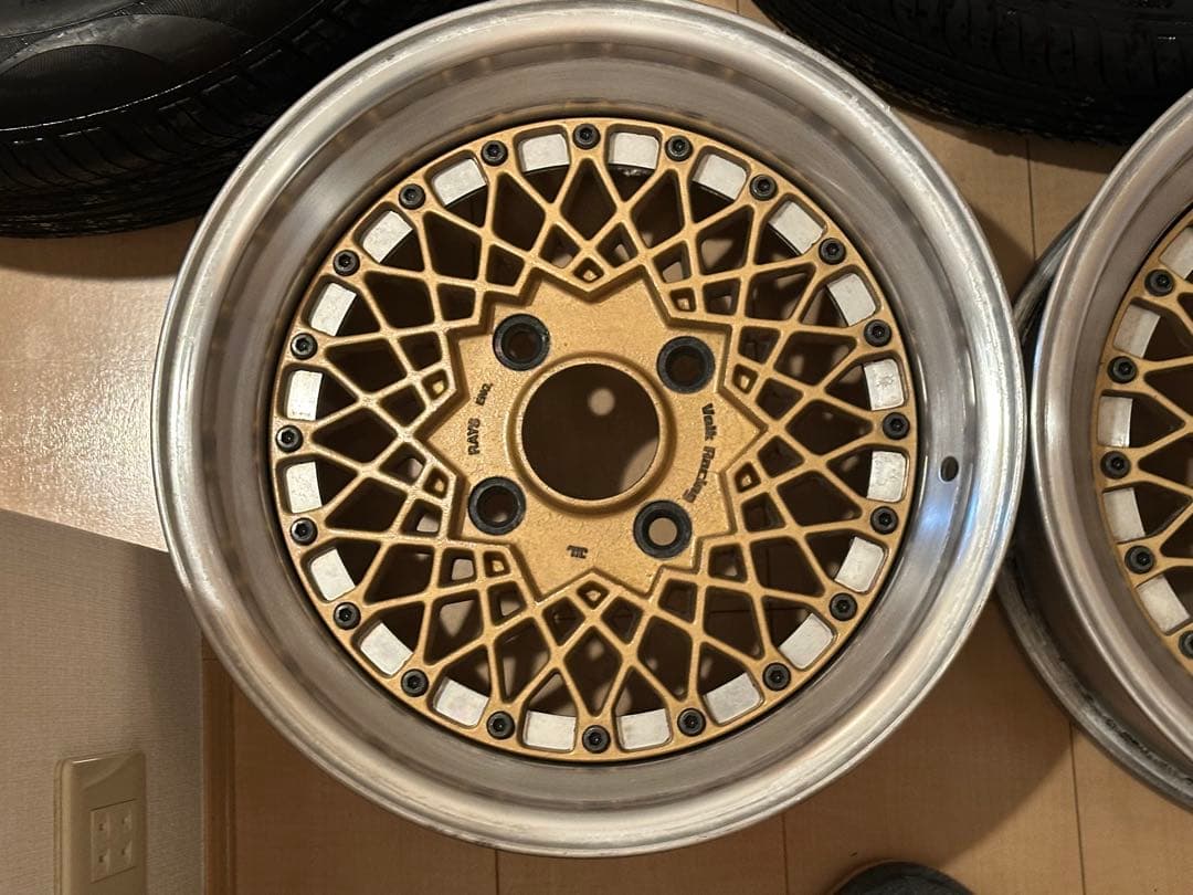 RAYS VOLK RACING VOLK MESH 14インチ 7J 当時物