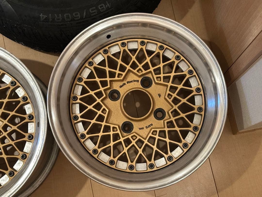 RAYS VOLK RACING VOLK MESH 14インチ 7J 当時物
