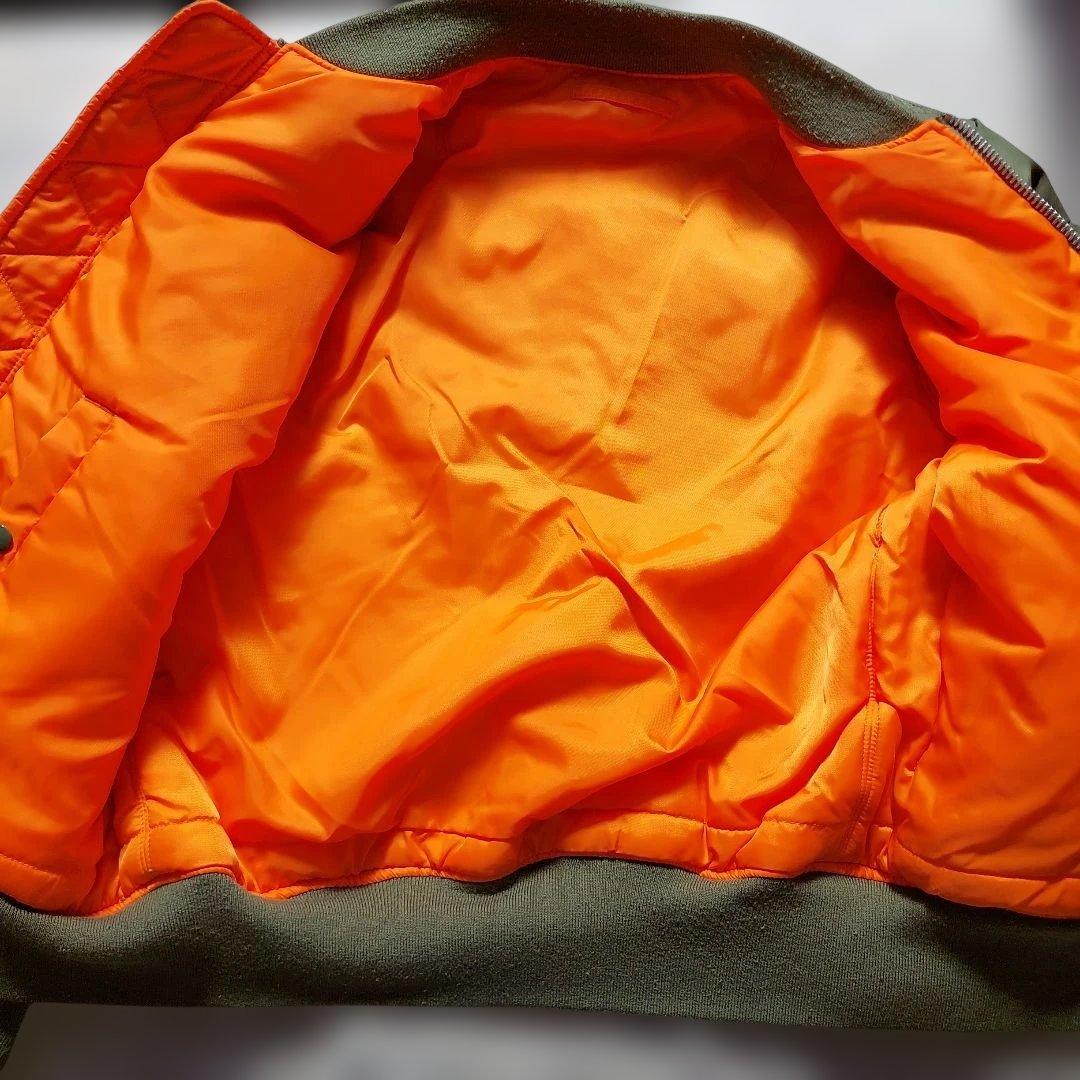 美品 現行 ALPHA INDUSTRIES MA-1 フライトジャケット L