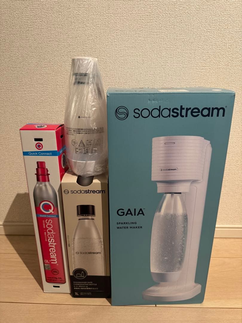 sodastream GAIA 炭酸水メーカー ボトル2本付き
