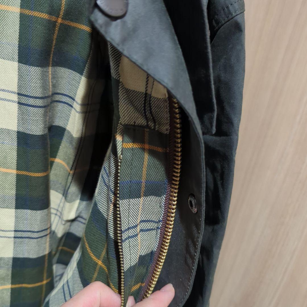 Barbour BORDER WAXED COTTON/22AW タグ付き
